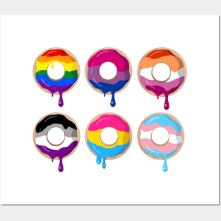 LGBTQ+ Pride Donuts Posters and Art